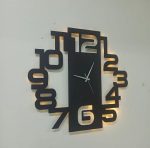 Büyük Rakamlı Modern Işıklı Duvar Saati - Görsel 7