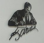 Atatürk İmzalı Özel Duvar Tablosu - Görsel 4