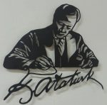 Atatürk İmzalı Özel Duvar Tablosu - Görsel 2