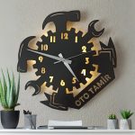 Oto Tamircilerine Özel Işıklı Duvar Saati