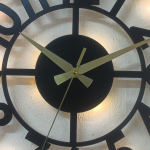 Klasik LED Işıklı Duvar Saati - Dekoratif ve Şık Tasarım - Görsel 6