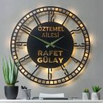 Kişiselleştirilmiş Aydınlatmalı Duvar Saati