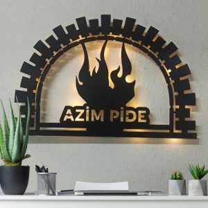 Pide ve Cantık Salonu İçin Özel Tasarım Duvar Dekoru