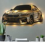 BMW F30 Aydınlatmalı Duvar Tablosu