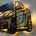 BMW F30 Aydınlatmalı Duvar Tablosu - Görsel 2