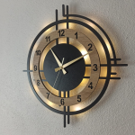 Sonoma Renkli Işıklı Çember Duvar Saati - Modern Şık Tasarım - Görsel 3