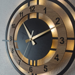 Sonoma Renkli Işıklı Çember Duvar Saati - Modern Şık Tasarım - Görsel 5