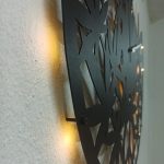 Bob Marley Tasarımlı Işıklı Duvar Saati – Dekoratif ve Şık 50x50 cm - Görsel 6