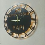 Kişiye Özel Işıklı Duvar Saati – Firma Logolu Şık Tasarım - Görsel 2