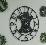 Deri Firmasına Özel İsimli Duvar Saati 40x40 cm - Görsel 3