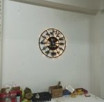 İş Makineleri İsimli Işıklı Duvar Saati, Hafriyat Firmaları 50x50 cm - Görsel 6