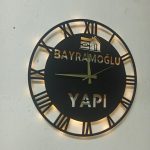 Kişiye Özel Işıklı Duvar Saati – Firma Logolu Şık Tasarım - Görsel 3