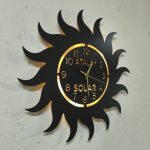 Güneş Enerji Firmasına Özel Işıklı Duvar Saati - Ofis Saati - Görsel 5