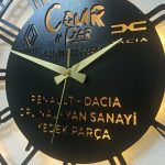 Kişiye Özel Otomotiv Servis Işıklı Duvar Saati – Şık Tasarım 50x50 cm - Görsel 6