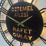 Kişiselleştirilmiş Aydınlatmalı Duvar Saati - Görsel 3