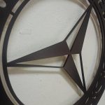 Mercedes Benz Tasarımlı Duvar Tablosu 40x40 cm - Görsel 6