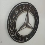 Mercedes Benz Tasarımlı Duvar Tablosu 40x40 cm - Görsel 2
