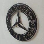 Mercedes Benz Tasarımlı Duvar Tablosu 40x40 cm - Görsel 3