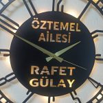 Kişiselleştirilmiş Aydınlatmalı Duvar Saati - Görsel 4